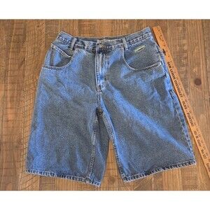 VTG Corniche Jean Shorts 36 Baggy Y2K 90s Skateboard Square Pocket